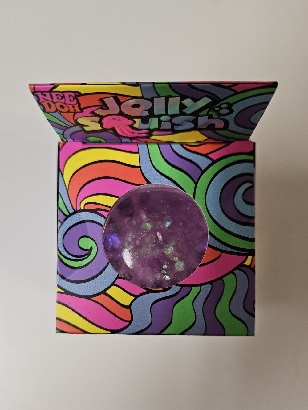 Needoh Jelly Squish Jellyfish Purple Squishy Toy New Authentic Schylling - Picture 6 of 6